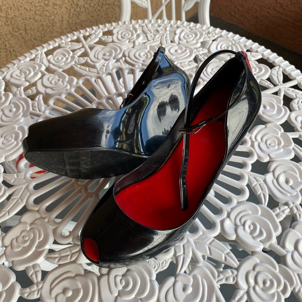 Rubber platform shoes - Picture 7 of 8